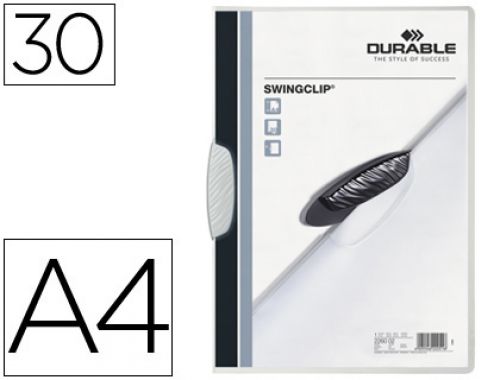 Pasta swingclip dossier clip lateral e giratoria din a4 capacidadee 30f cor branco , Alces , 72844 , 4005546222516